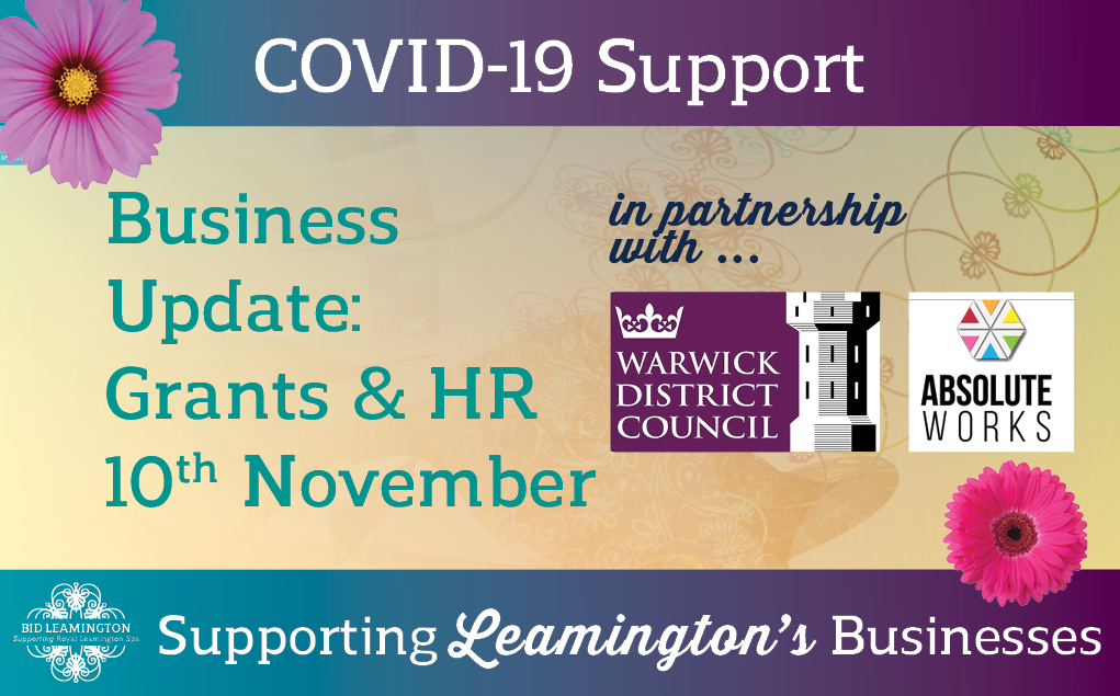 Grants & HR – Important Dates: 10th November
